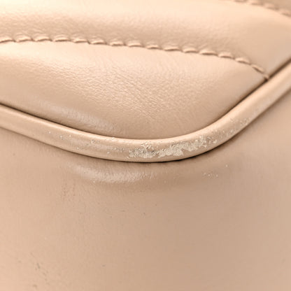 Saint Laurent Calfskin Matelasse Monogram Lou Camera Bag Dark Latte 11 of 16