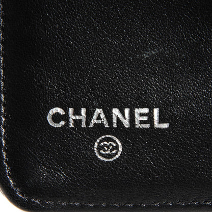 Chanel Patent Quilted Zip Pocket Wallet Black 7 of 8