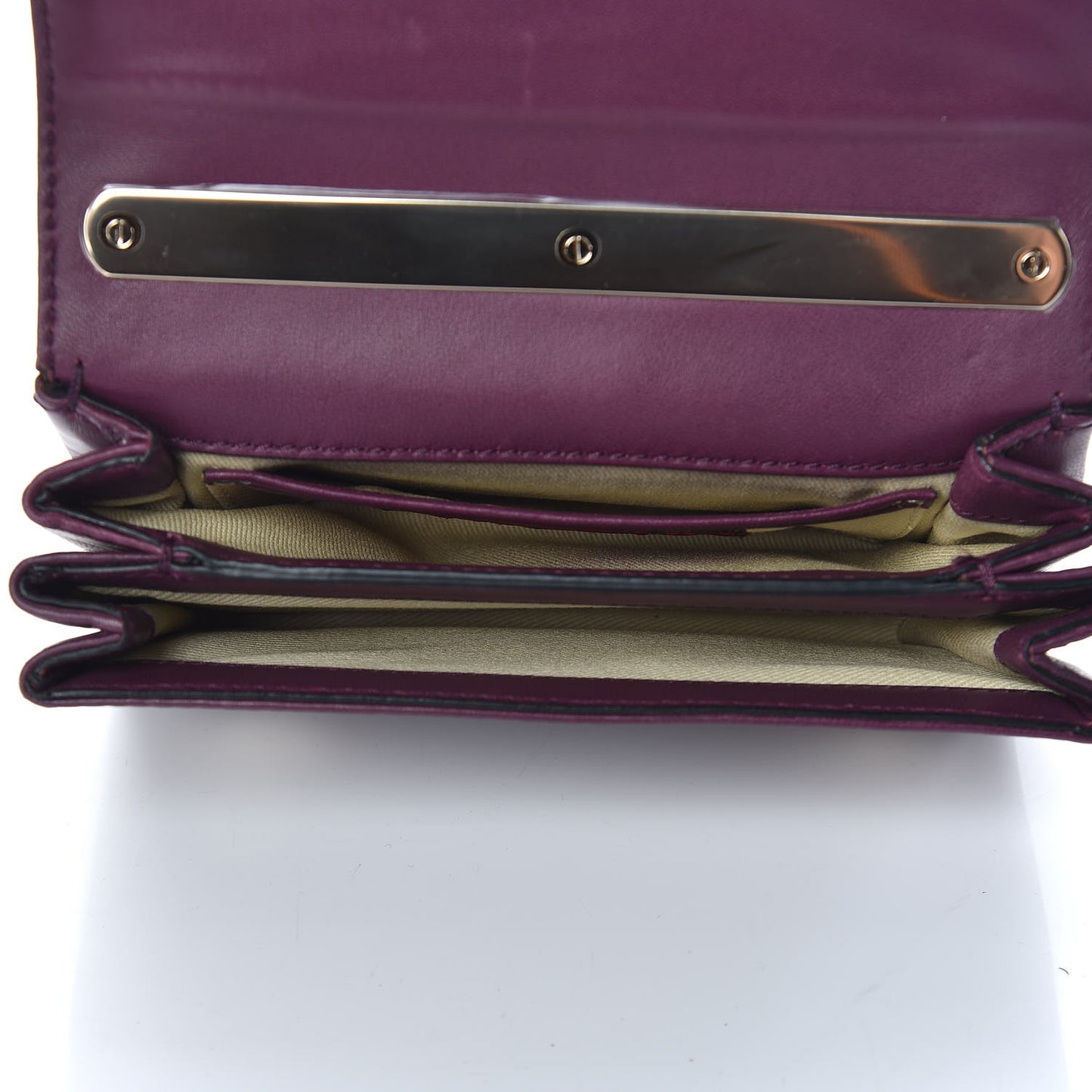 Nappa Mini Va Va Voom Shoulder Bag Aubergine