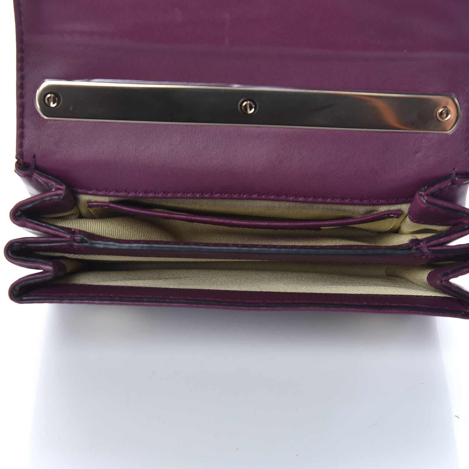 Valentino Garavani Nappa Mini Va Va Voom Shoulder Bag Aubergine 7 of 9
