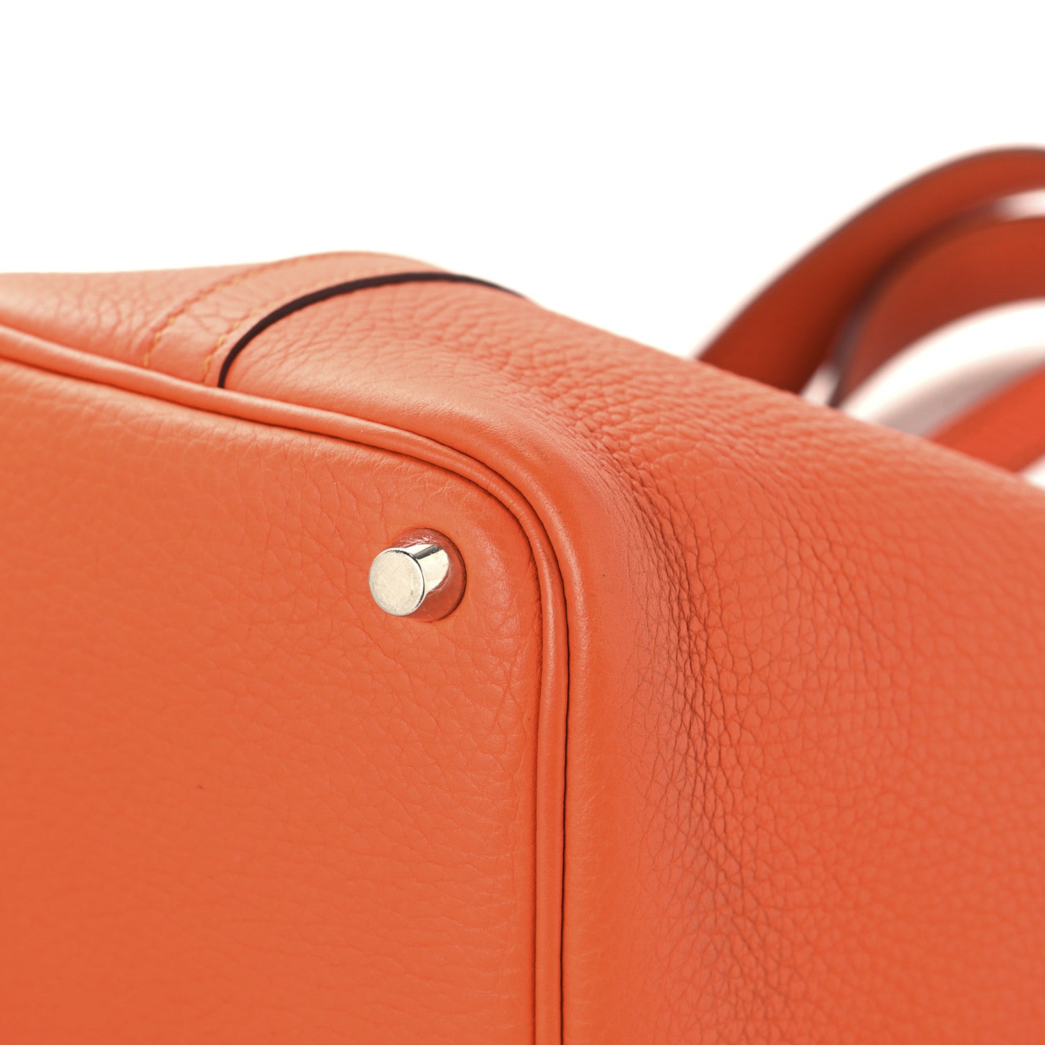 Hermes Taurillon Clemence Picotin Lock 18 PM Orange 10 of 15