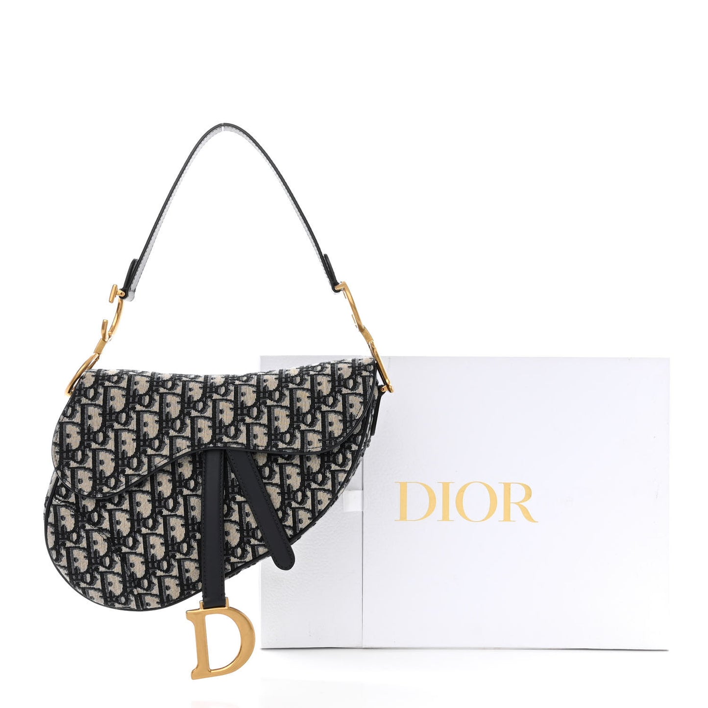 Oblique Saddle Bag Blue