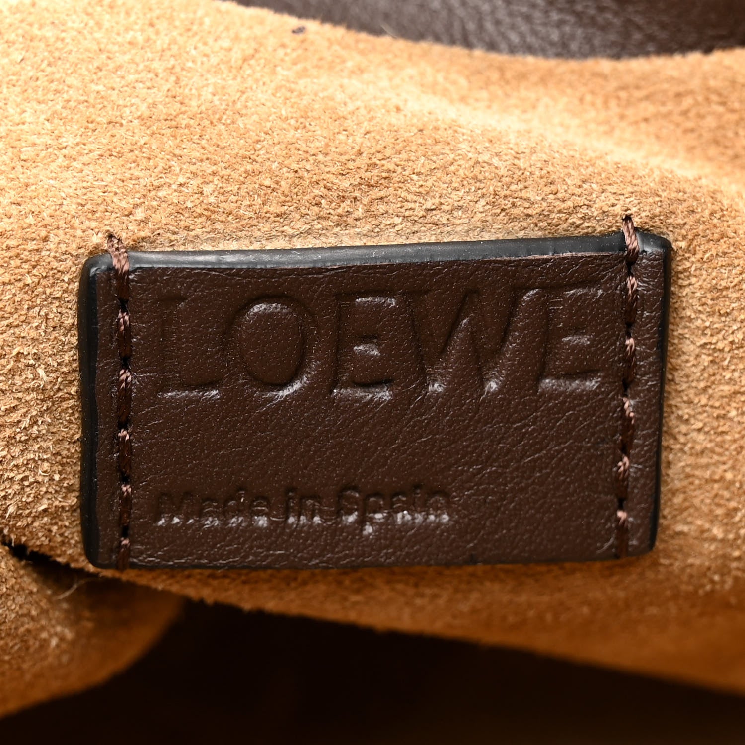 Loewe Nappa Medium Flamenco Knot Bag Chocolate 6 of 15