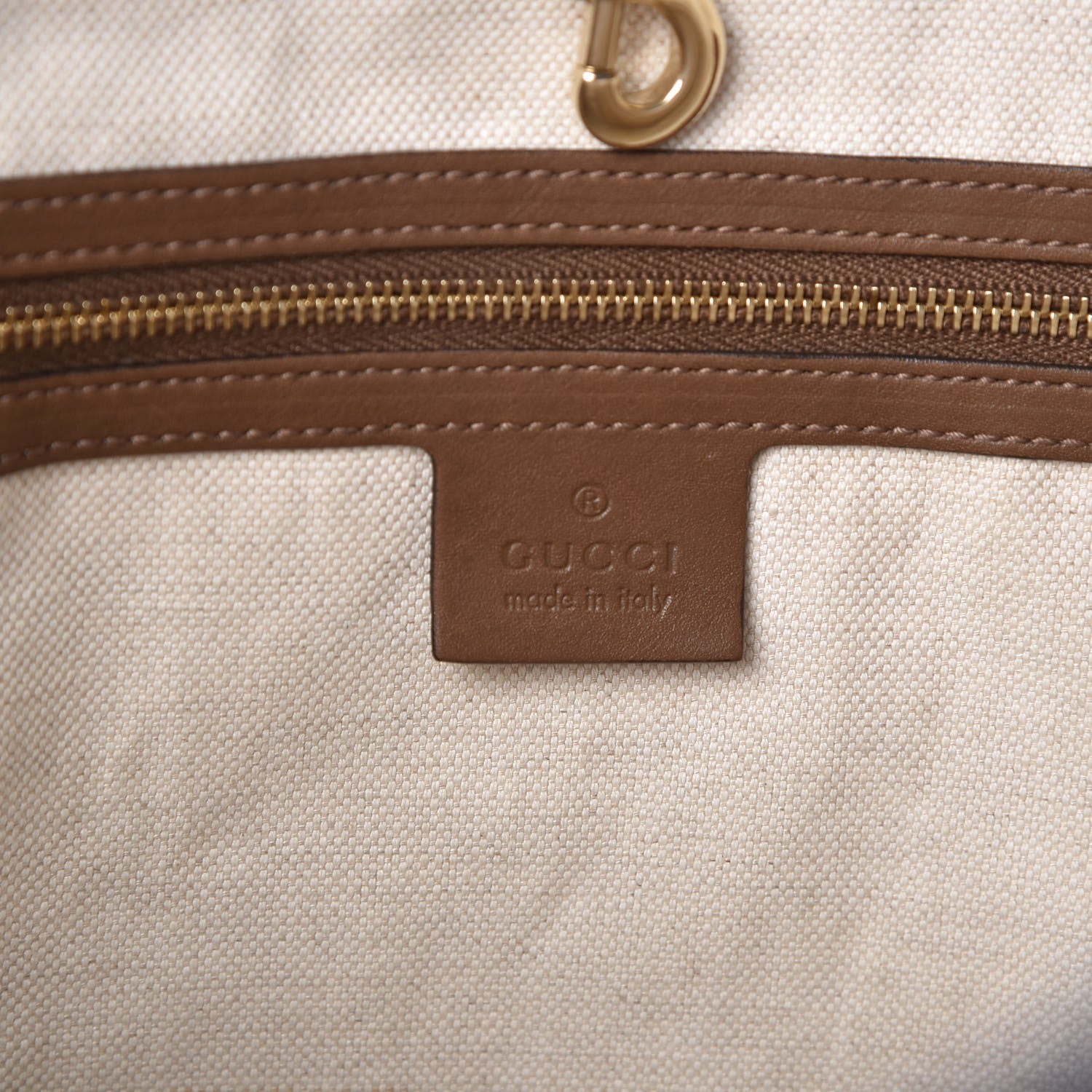 Gucci GG Supreme Monogram Medium Nice Tote Brown 6 of 8