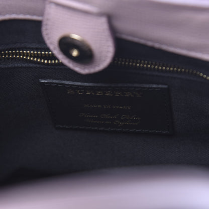 Burberry Grainy Calfskin House Check Small Banner Tote Pale Orchid 6 of 10