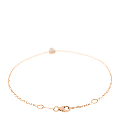 Anita Ko 18K Rose Gold Diamond Heart Shaped Chain Bracelet 2 of 3