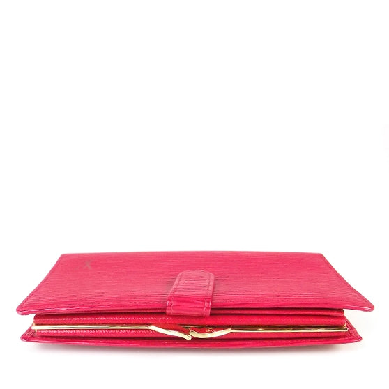 Epi Continental French Purse Wallet Rouge