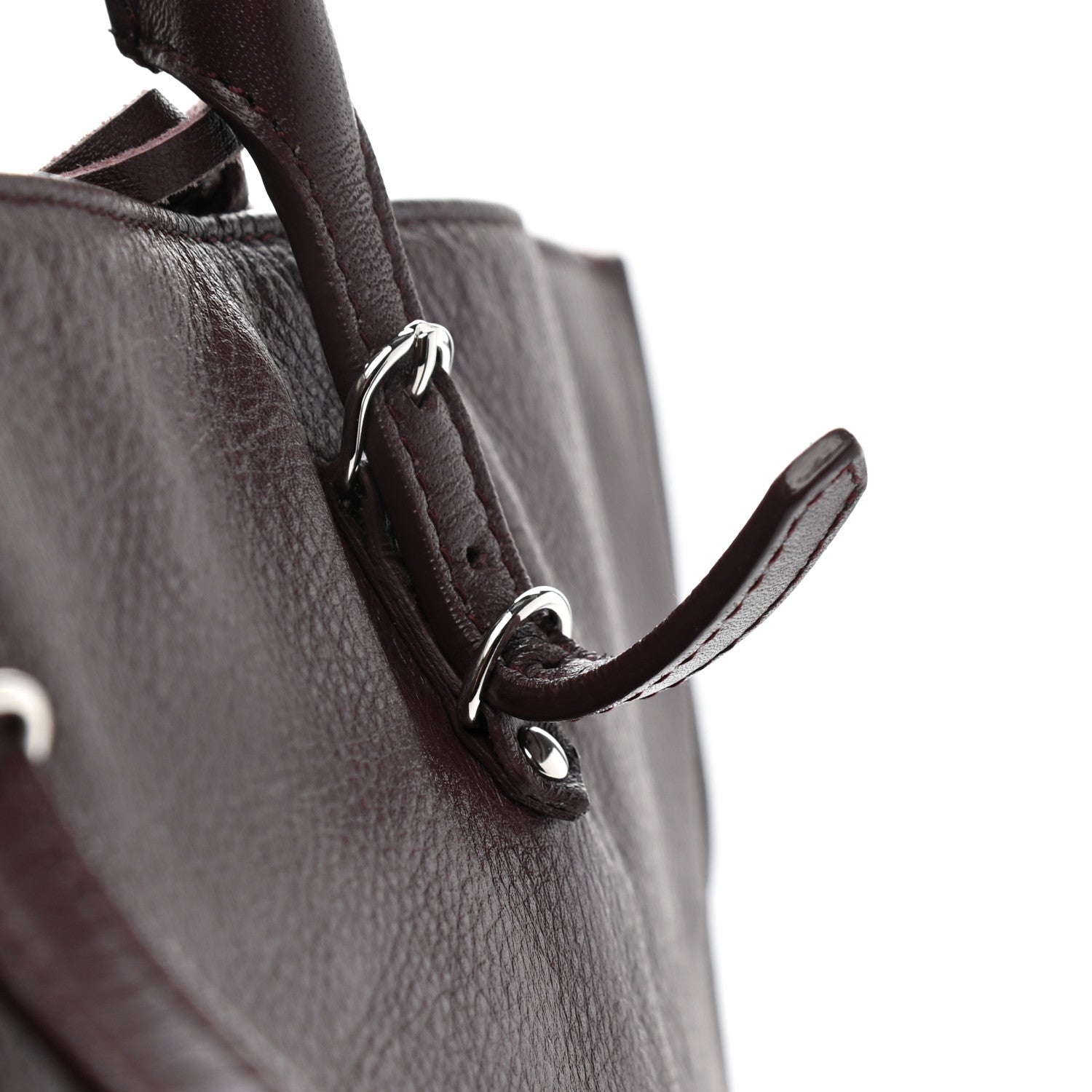 Balenciaga Veau Papier A4 Tote Rouge Aubergine 5 of 12