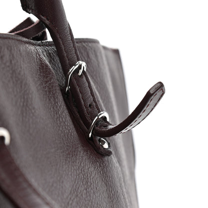 Balenciaga Veau Papier A4 Tote Rouge Aubergine 5 of 12