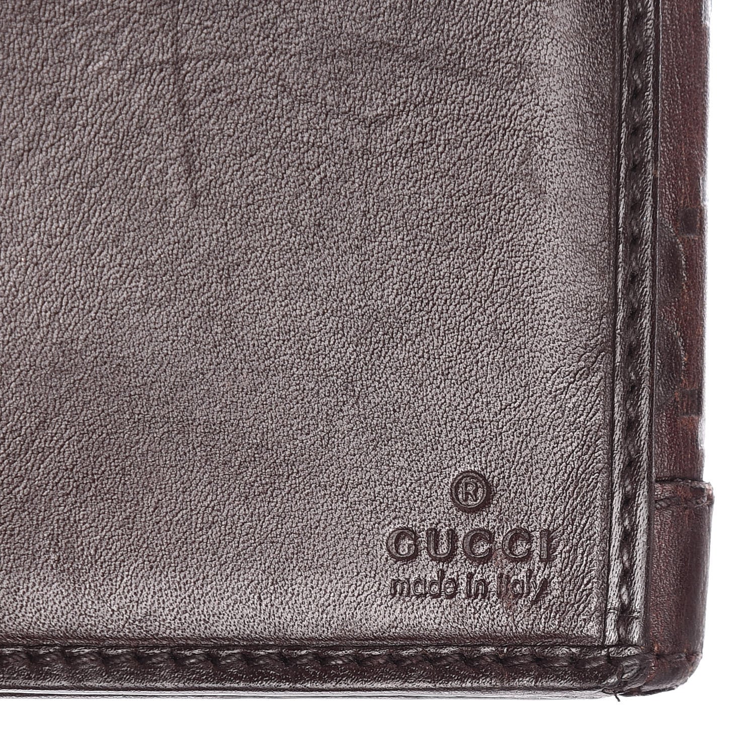 Gucci Guccissima Punch Continental Flap Wallet Brown 8 of 10