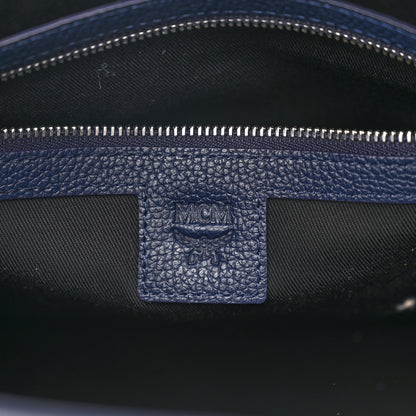 MCM Calfskin Small Portuna Tote Black 6 of 9