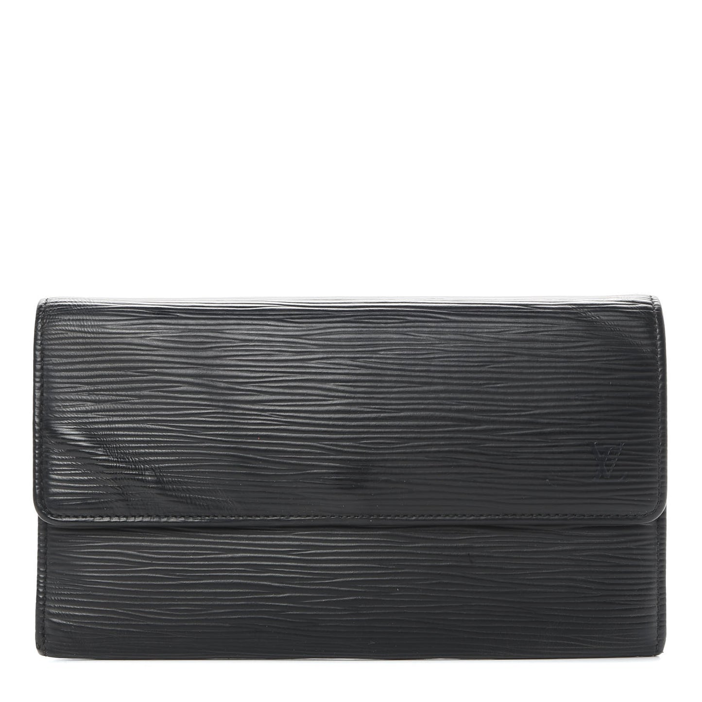 Epi Porte Tresor International Wallet Black