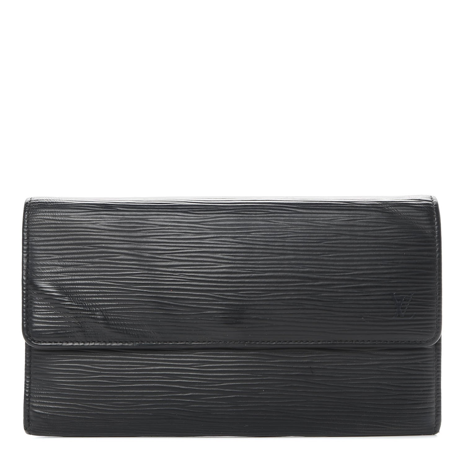 Louis Vuitton Epi Porte Tresor International Wallet Black 1 of 13