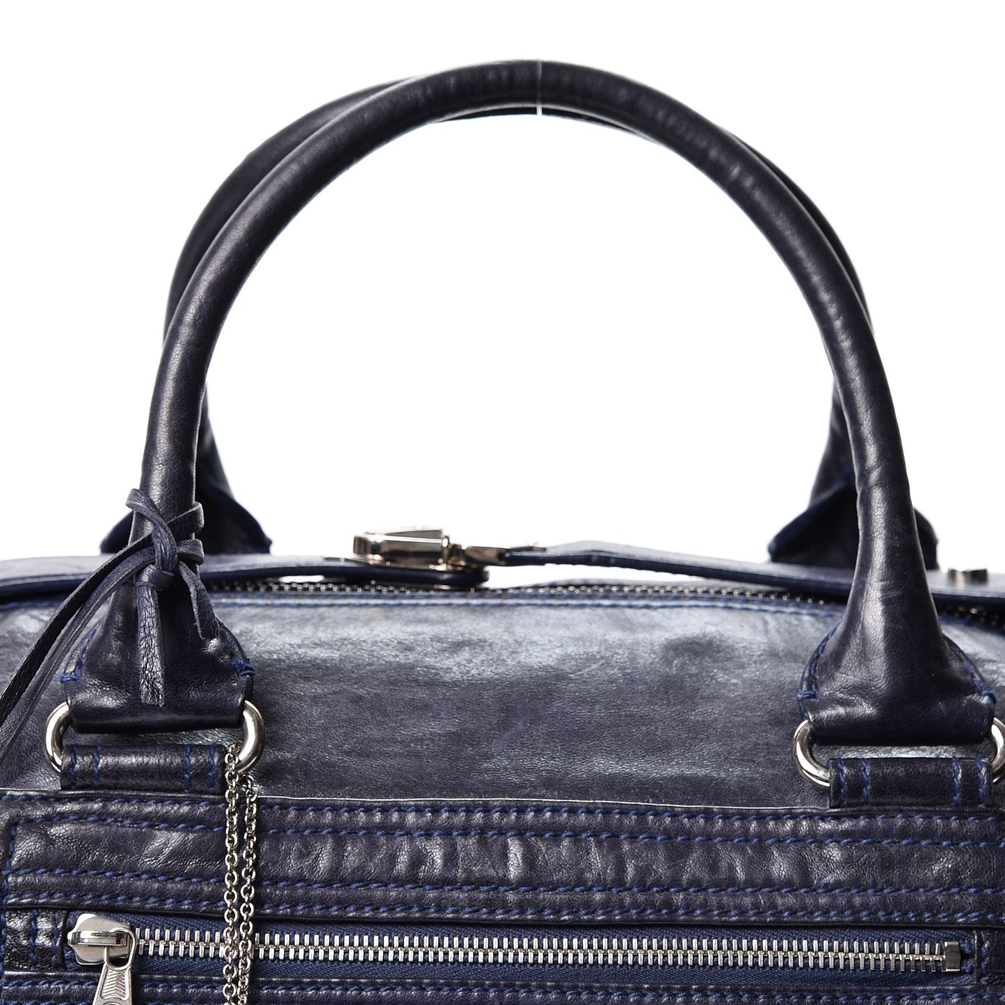 Agneau Whistle Shoulder Bag Marine