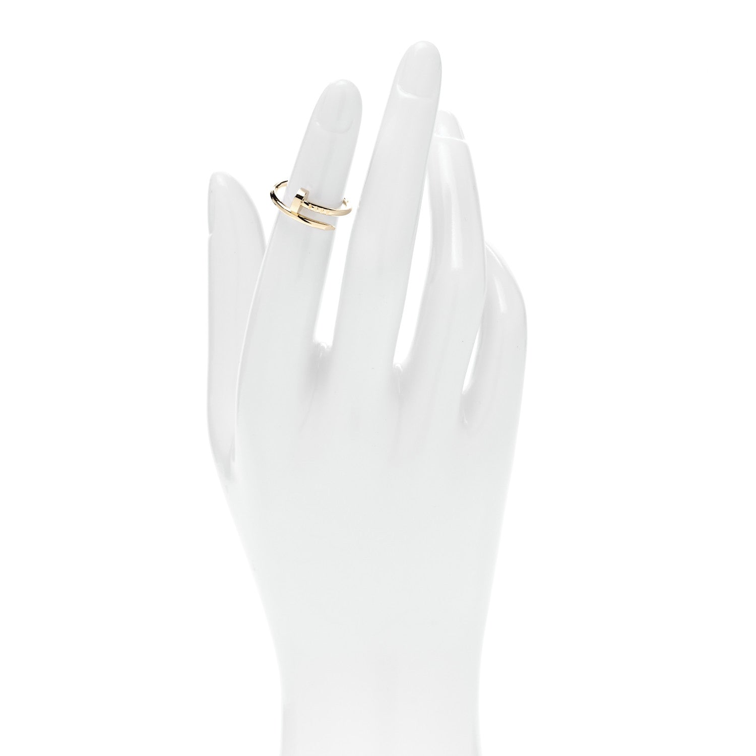 Cartier 18K Yellow Gold Small Juste Un Clou Ring 48 4.5 2 of 4