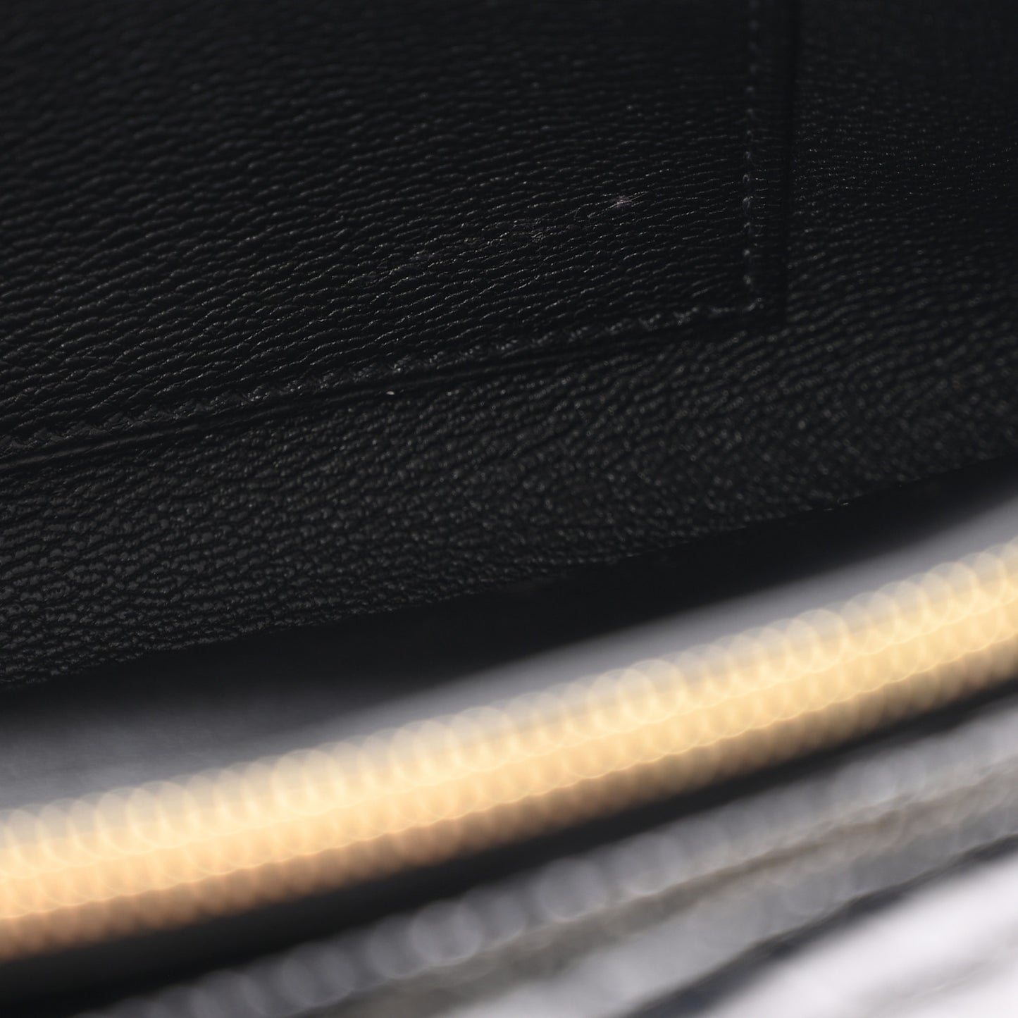 Shiny Alligator Kelly Wallet To Go Black