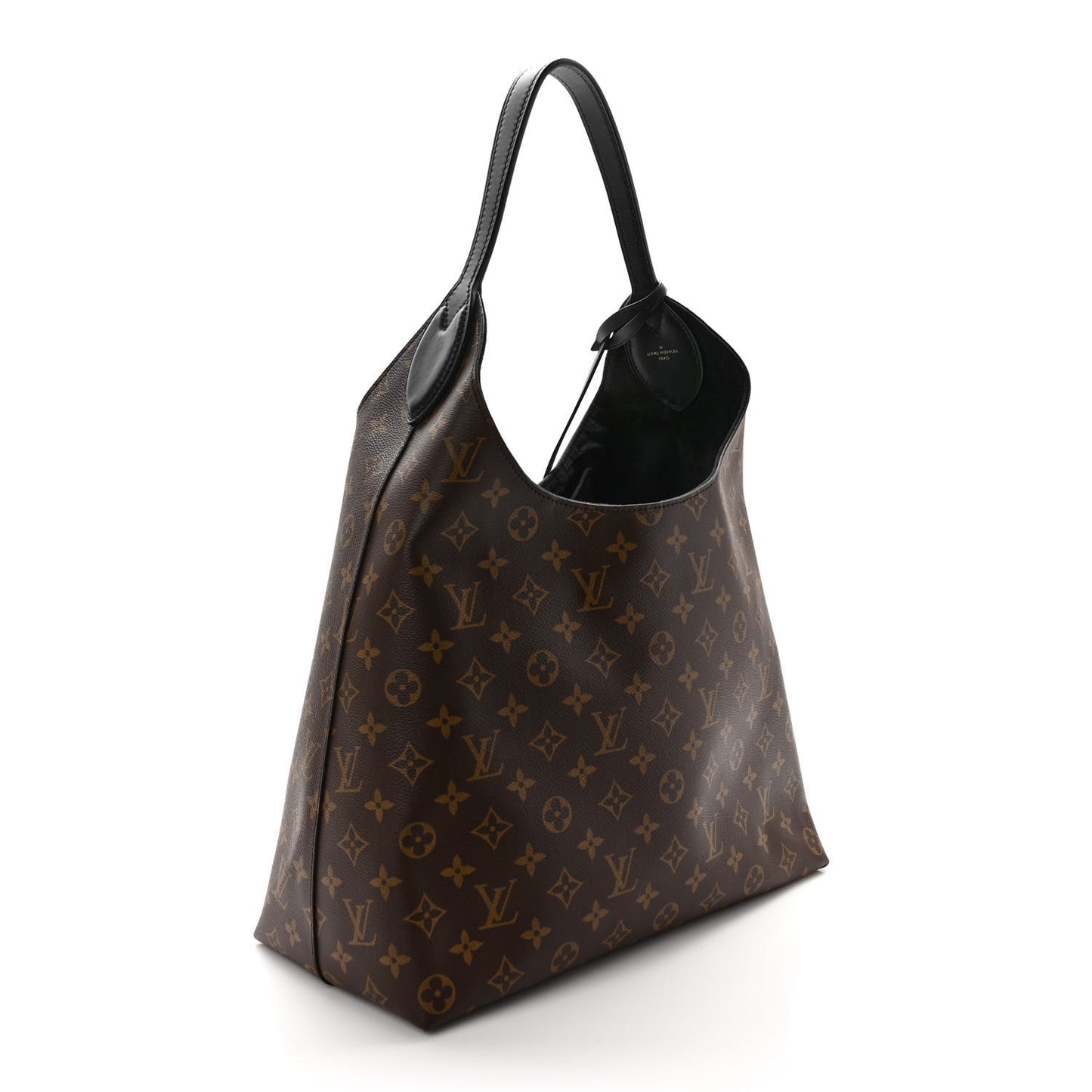 Monogram Flower Hobo Black