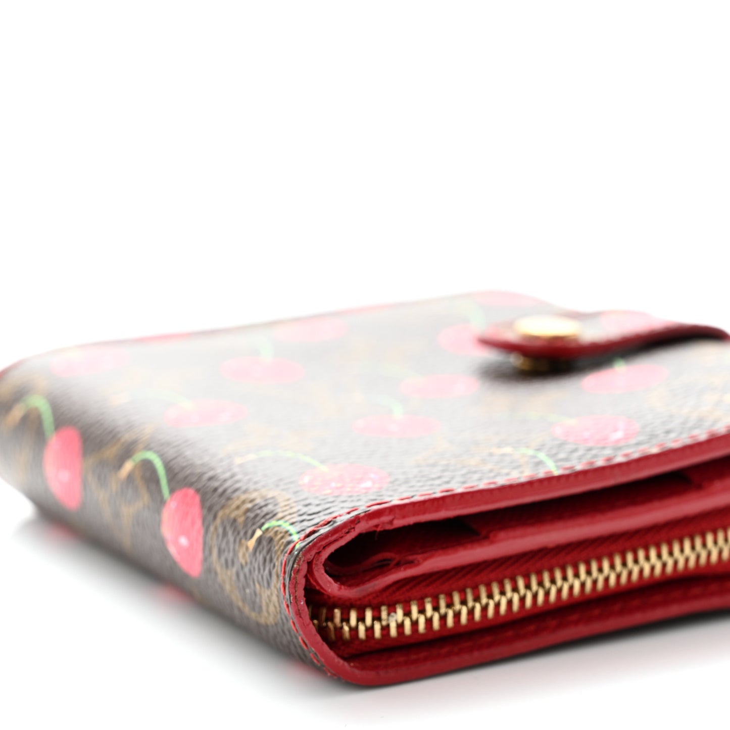 Monogram Cerises Compact Zippe Wallet