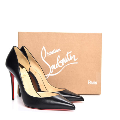 Christian Louboutin Shiny Nappa Iriza 100 Pumps 38.5 Black 8 of 8