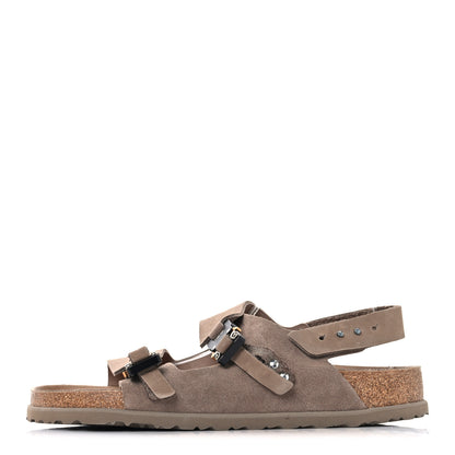 Christian Dior X BIRKENSTOCK Felted Wool Nubuck Calfskin Mens Milano Sandal 45 Brown 1 of 7