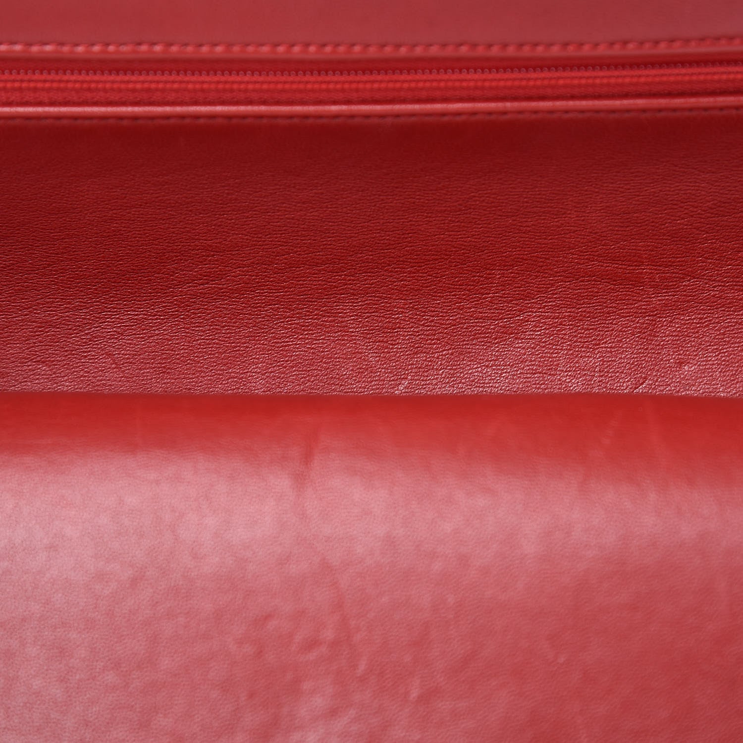 Chanel Lambskin Quilted Medium Double Flap Red 12 of 18