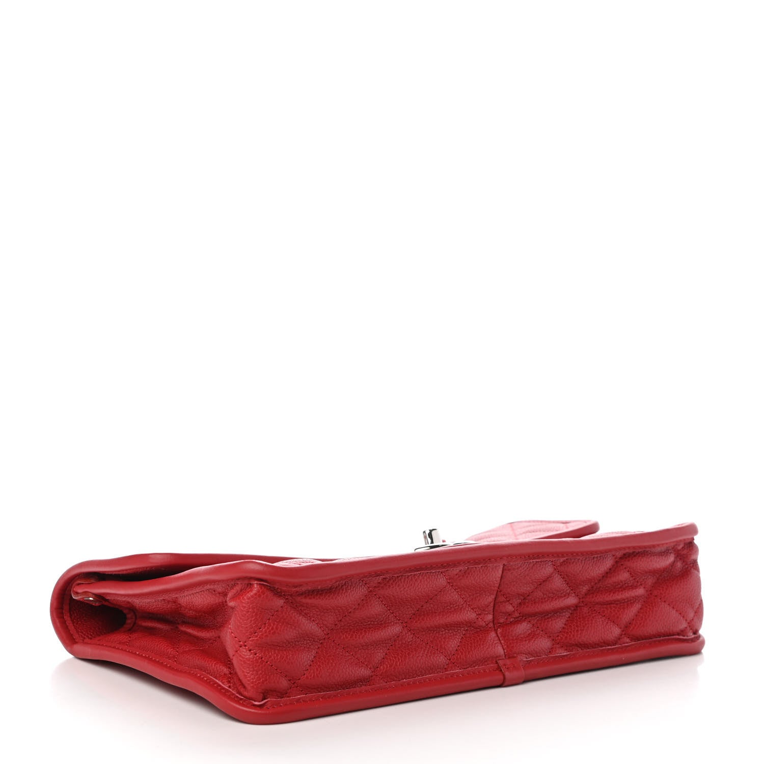 Chanel Caviar Quilted Large French Riviera Flap Red 4 of 10
