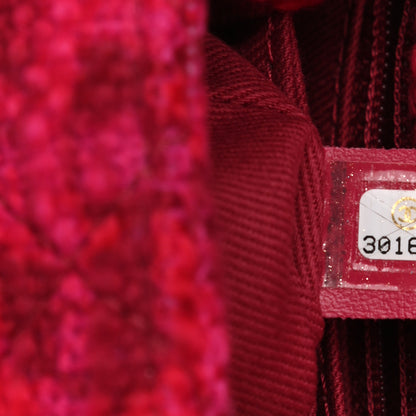 Chanel Tweed Mini Coco Handle Flap Fuchsia 7 of 13