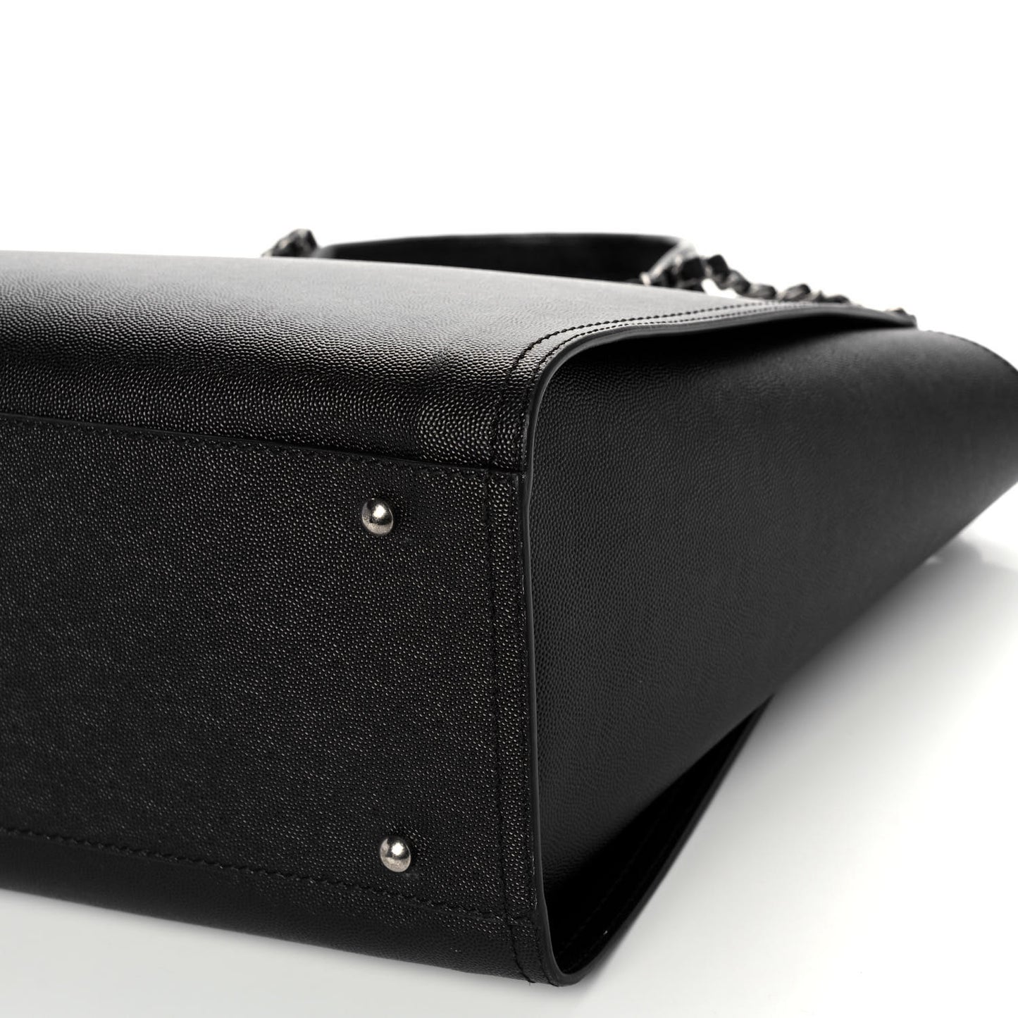 Caviar Small Studded Deauville Tote Black