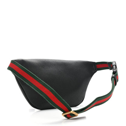 Gucci Grained Calfskin Small Logo Belt Bag Black 3 of 10