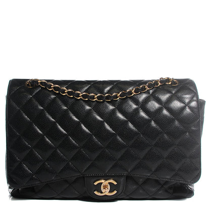 Chanel Caviar Quilted Maxi Double Flap Black 1 of 7