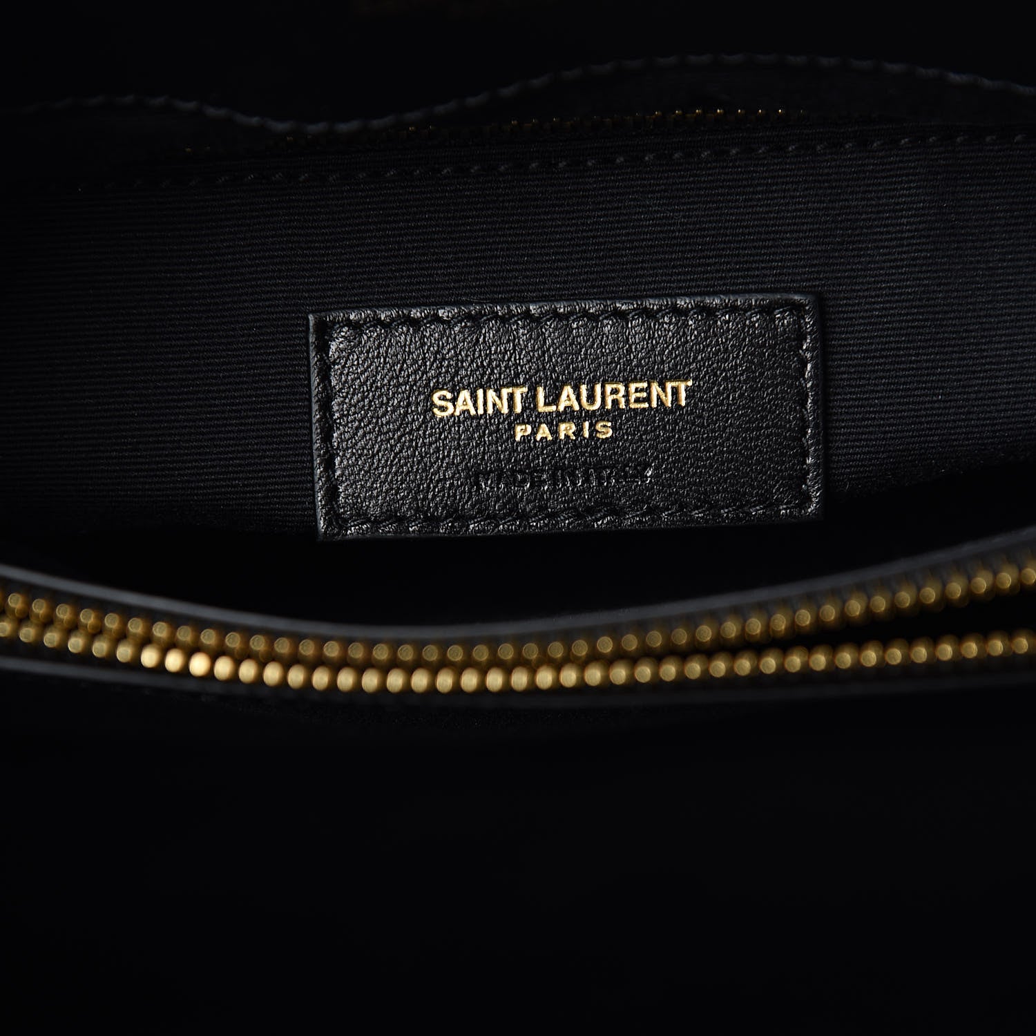 Saint Laurent Calfskin Y Quilted Monogram Medium Loulou Chain Satchel Black 6 of 10