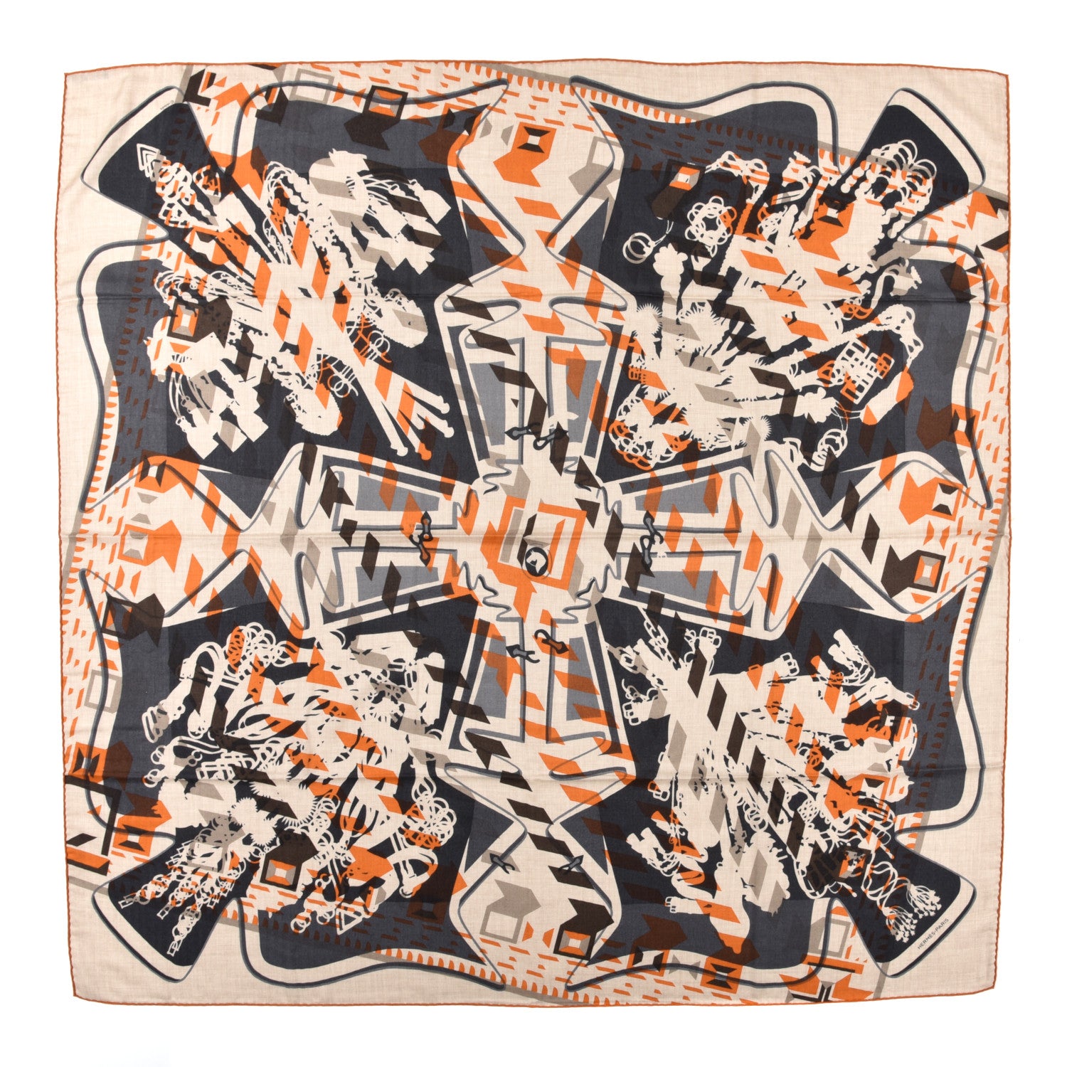 Hermes Cashmere Silk Shawl 140 1 of 4