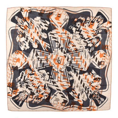 Hermes Cashmere Silk Shawl 140 1 of 4