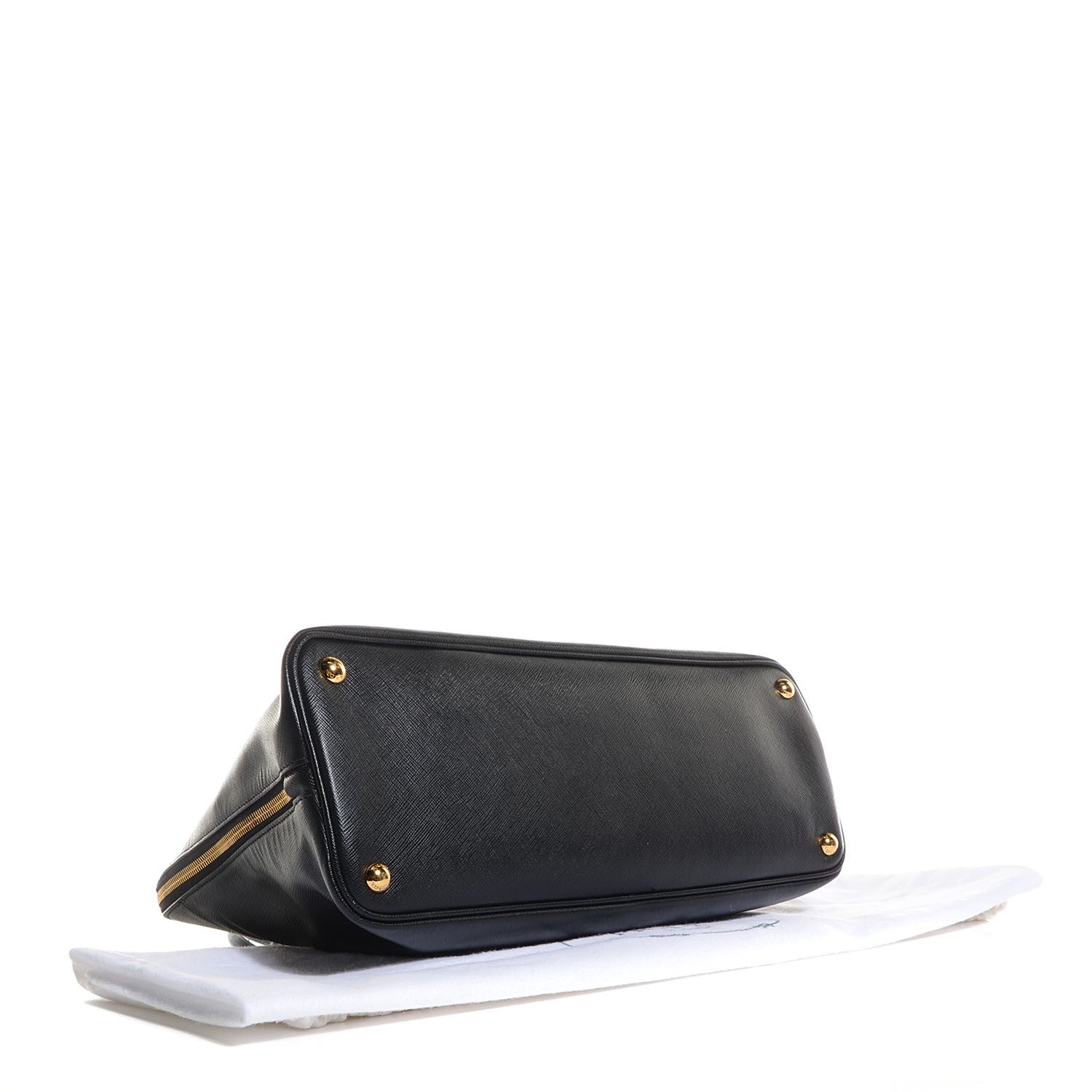 Prada Saffiano Lux Medium Promenade Tote Black 4 of 10