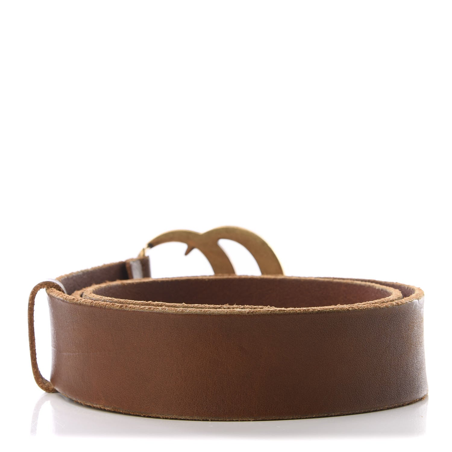 Gucci Faded Calfskin Double G 40mm Belt 90 36 Cuir 2 of 5