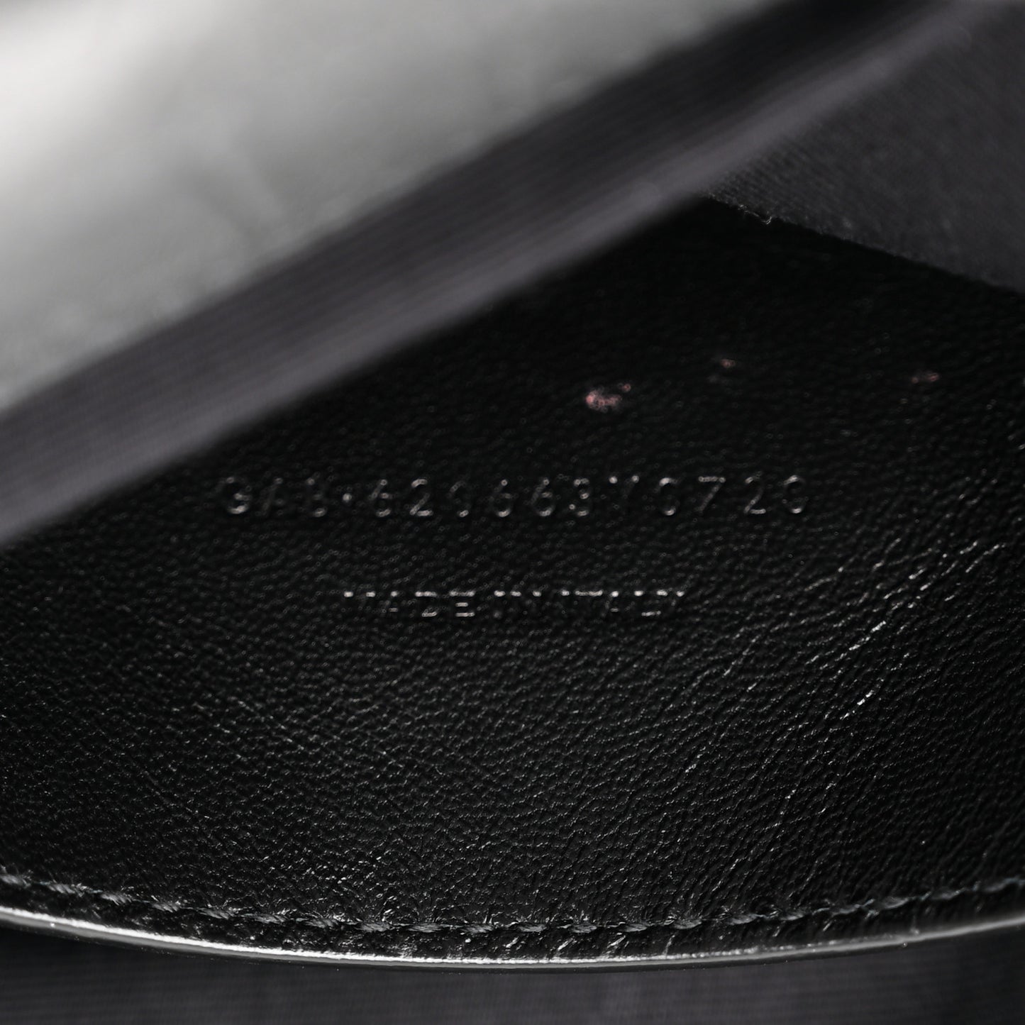 Calfskin Crocodile Embossed Medium West Hollywood Monogram Fold-Over Black