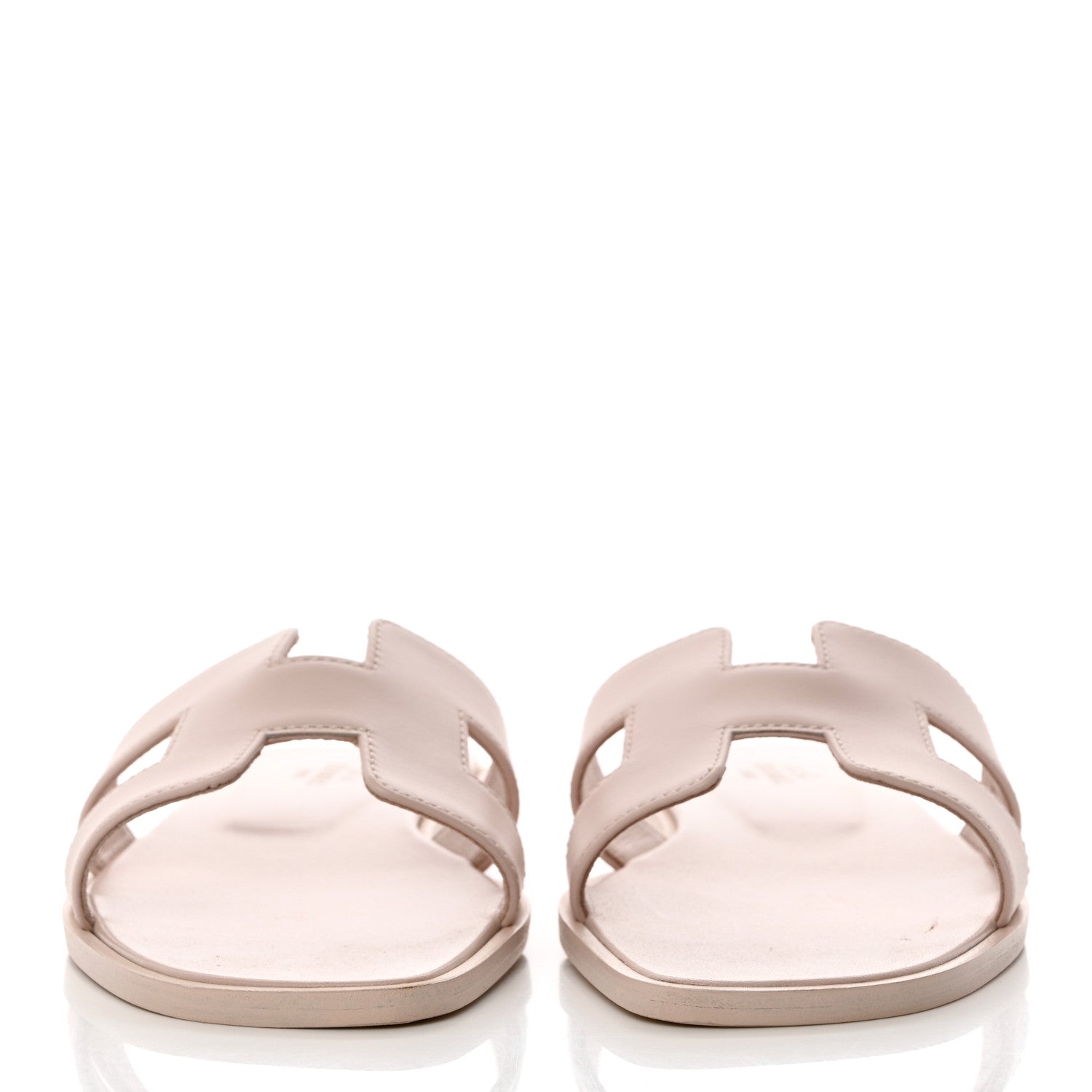 Hermes Box Calfskin Oran Sandals 36 Bois De Santal 2 of 8