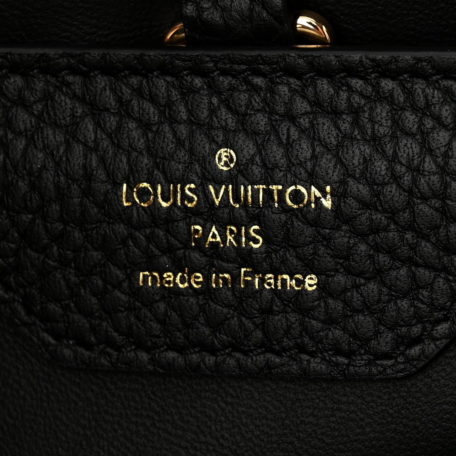 Louis Vuitton Taurillon Embellished Flower Crown Capucines PM Black 6 of 11