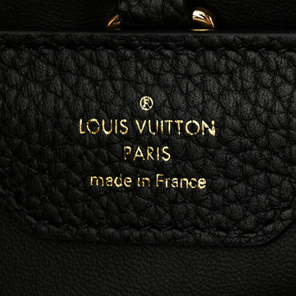 Louis Vuitton Taurillon Embellished Flower Crown Capucines PM Black 6 of 11