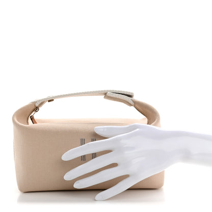 Hermes Canvas Small Bride-A-Brac Pouch Natural 2 of 6