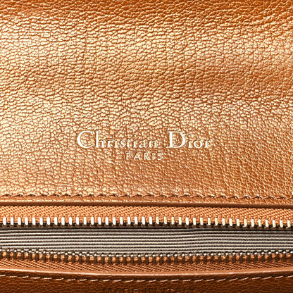 Christian Dior Grained Calfskin Medium Diorama Flap Bag Brown 6 of 10