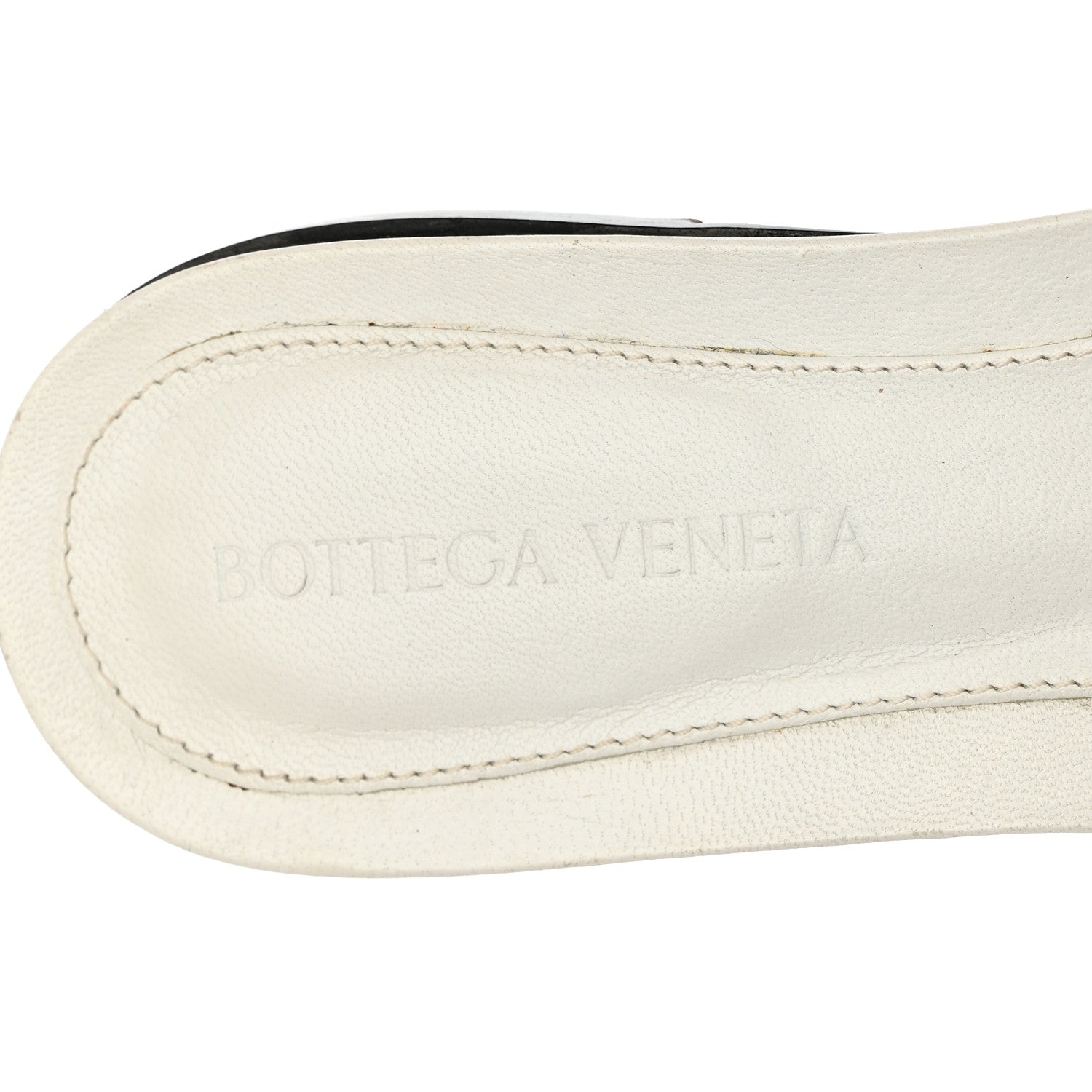 Bottega Veneta Nappa Matelasse Padded Flat Sandals 37 Optic White 6 of 12