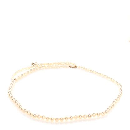 Chanel Metal Pearl CC Belt Gold White 2 of 3