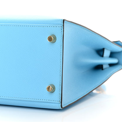 Hermes Epsom Kelly Sellier 28 Celeste 10 of 12