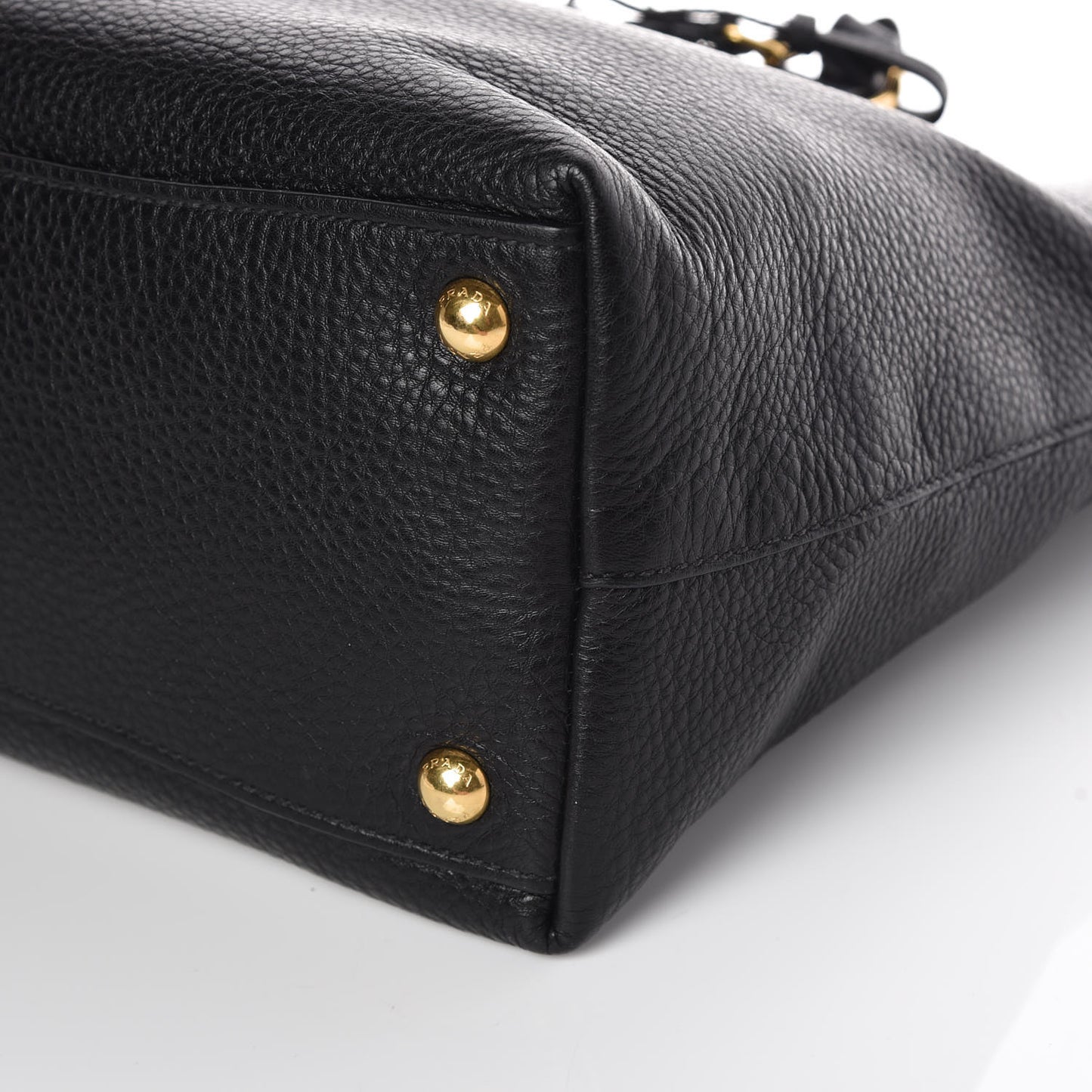 Vitello Daino Tote Black