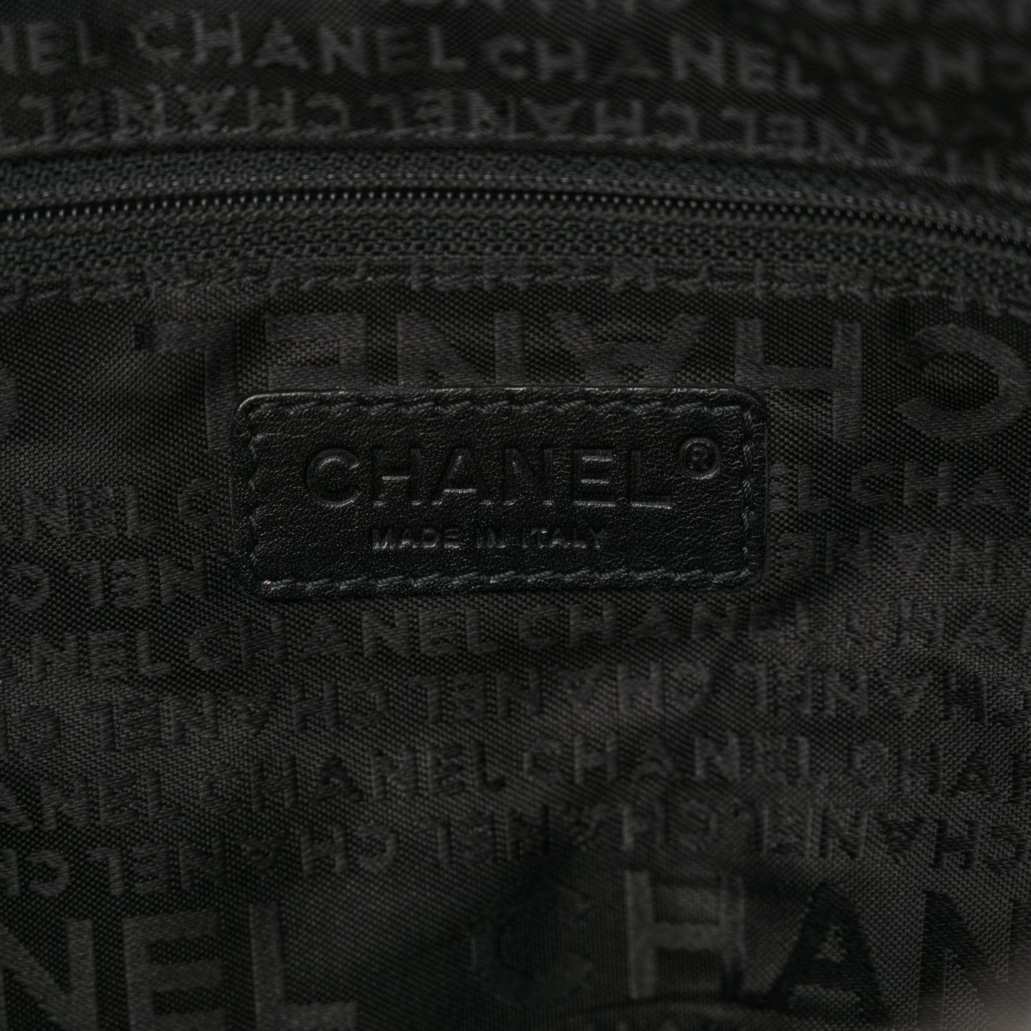 Caviar Square Stitched Hobo Black