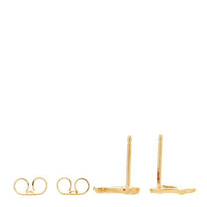 Tiffany 18K Yellow Gold Mini Paloma Picasso Loving Heart Earrings 3 of 4