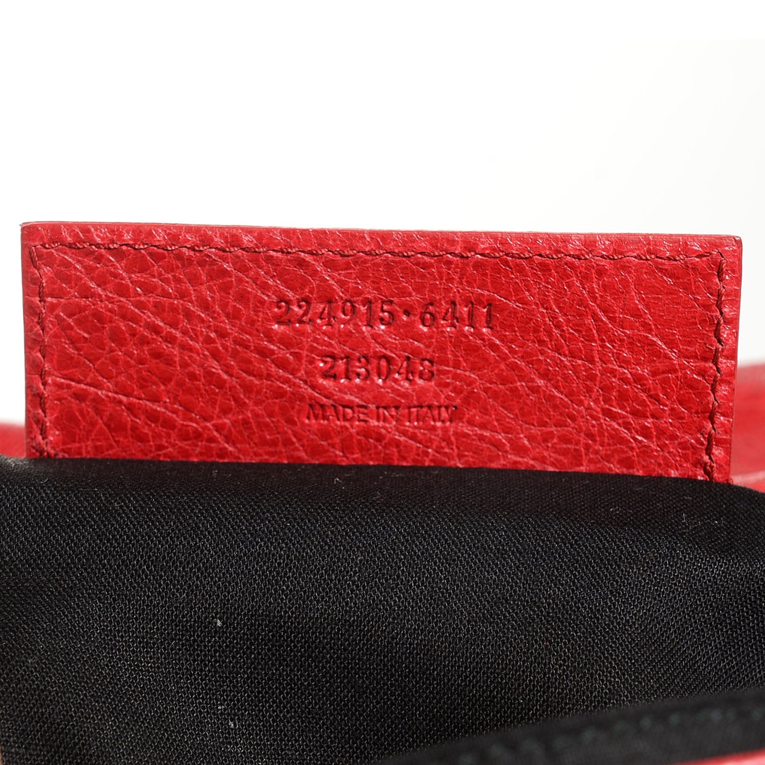 Balenciaga Agneau Classic Hardware Envelope Clutch Rouge Coquelicot 8 of 8