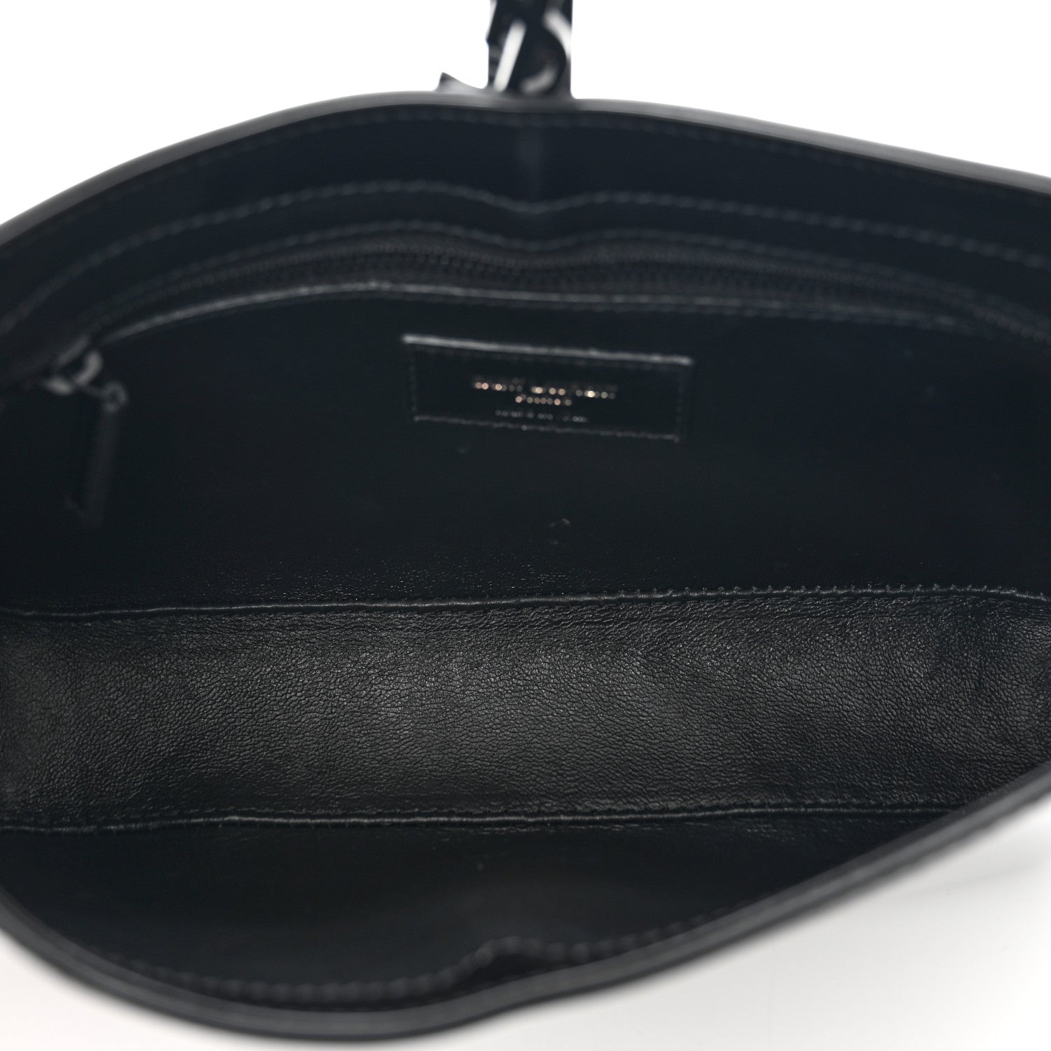 Saint Laurent Patent Le 5 A 7 Monochrome Hobo Black 6 of 10