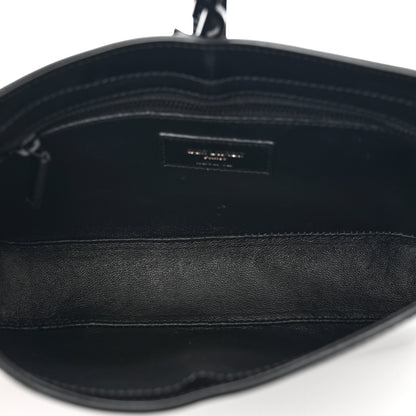 Saint Laurent Patent Le 5 A 7 Monochrome Hobo Black 6 of 10